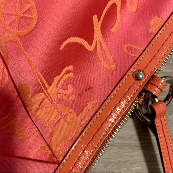 COACH Bag Pink and Orange - Picture 7 of 11